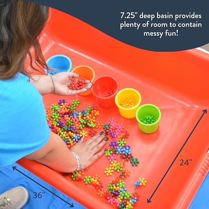 Children's Factory Medium Sensory Table – 18″ Height Table and Lid, Sandbox - Image 5