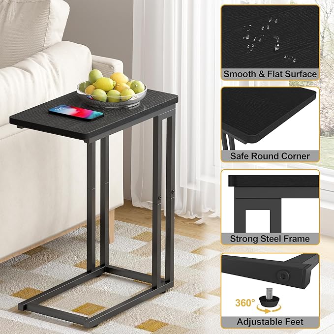 Yusong C Shaped End Table - Image 6