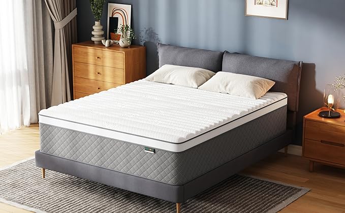 14 Inch Full Mattress, Cooling-Gel Memory Foam and Pocket Spring Hybrid Mattress - Image 2
