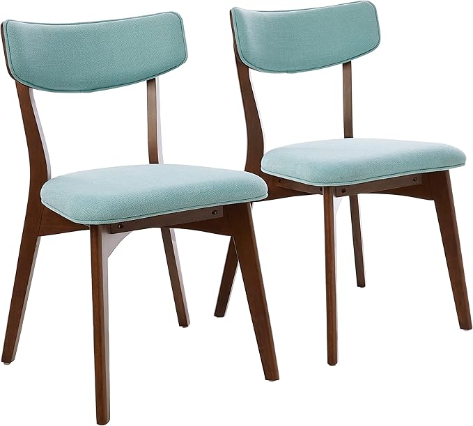 Christopher Knight Home Abrielle Mid-Century Modern Fabric Dining Chairs by ChristopherKnightHome