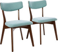 Christopher Knight Home Abrielle Mid-Century Modern Fabric Dining Chairs by ChristopherKnightHome