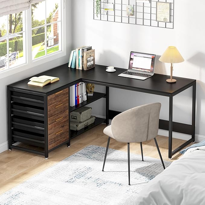 Tribesigns L Shaped Computer Desk - Image 5