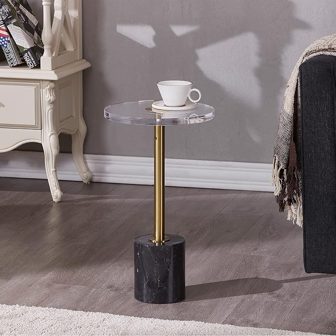 LIKENOW Furniture Acrylic Side Table, Office | Modern Nightstand - Image 6