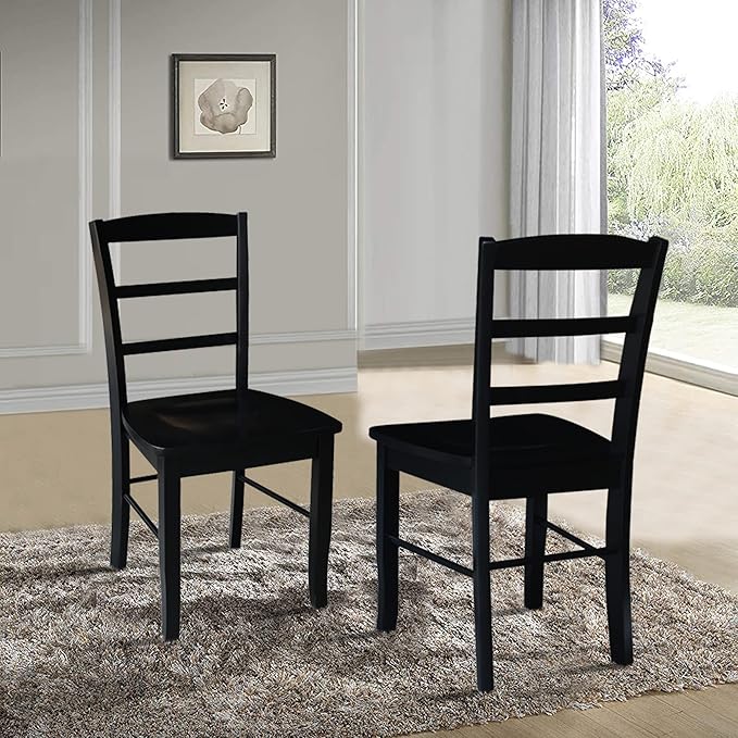 International Concepts Pair of Madrid LadderBack Chairs - Image 2