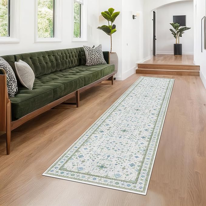 Oushak Runner 2x10 Hallway Rug - Image 3