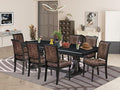 NKCY9-SBB-33 9-Piece Kitchen Table Set Includes a Dining Table and 8 Brown by LuxebyEastWestFurniture