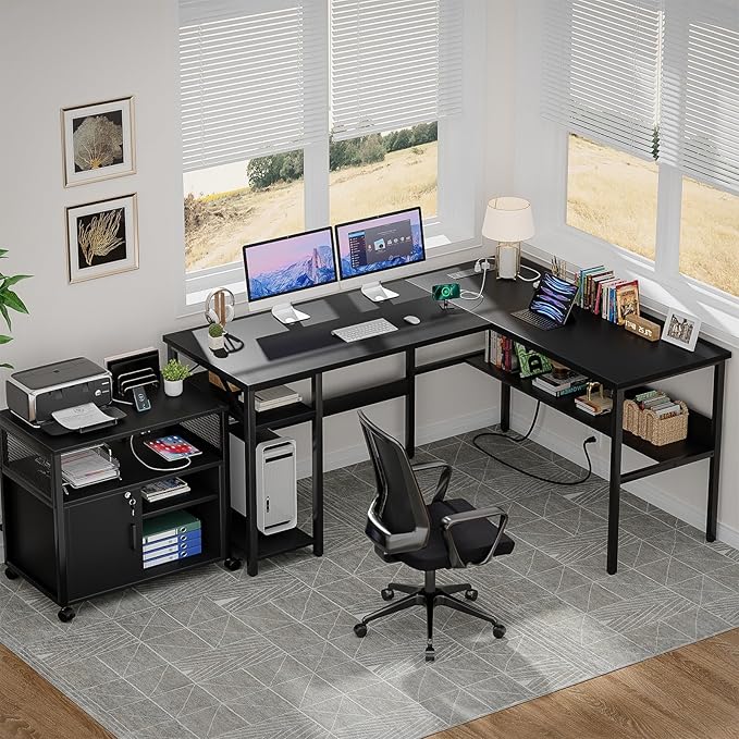 Unikito Reversible L Shaped Desk - Image 8