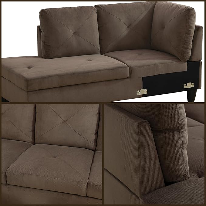L Shaped Sectional Couches, Modern Modular Sectional Sofa - Image 6