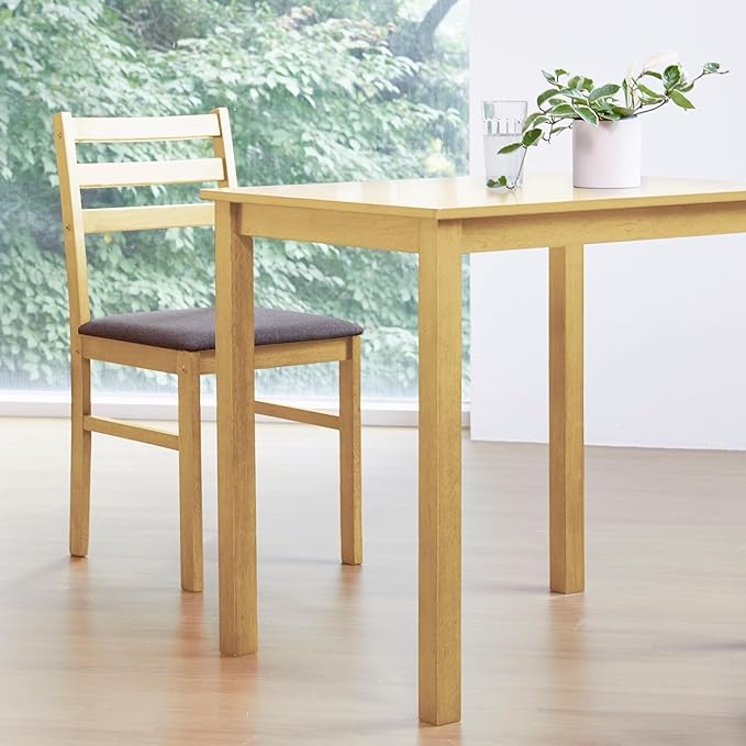 Livinia Seattle Modern Farmhouse Kitchen Dining Room Chair Set of 4, Solid Wood - Image 6