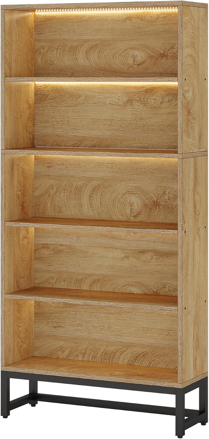 Tribesigns Tall Bookcase and Bookshelf, 70.8" Large Bookcases Organizer - Image 9