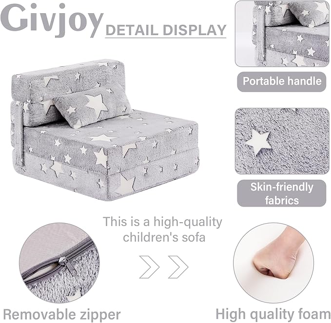 Folding Sofa Bed Floor Mattress - Image 5