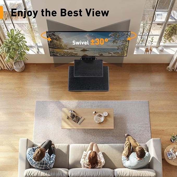 Perlegear Floor TV Stand with Mount - Image 4