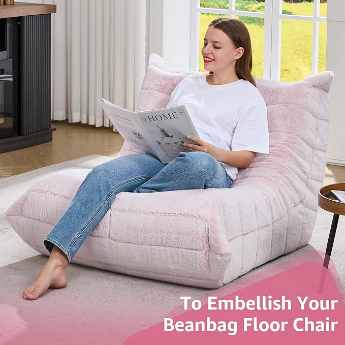 Bean Bag Chairs for Adults Giant Bean Bag Chair Memory Foam BeanBag Chair Big - Image 6