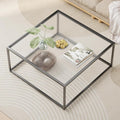 Glass Coffee Table Modern Center Table, Minimalist Coffee Table Sofa Side Tea by Easy+Paws