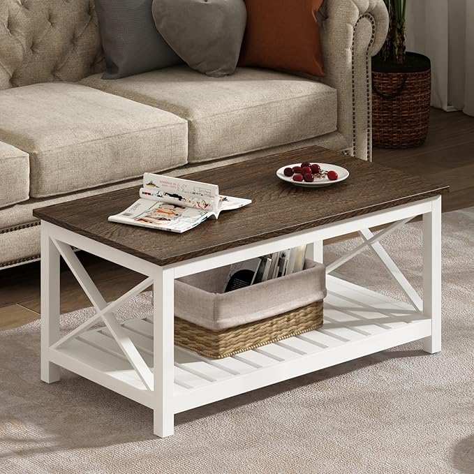 ChooChoo Coffee Table, Rustic Farmhouse Table by ChooChoo