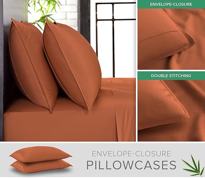 Twin Sheets by Pure Bamboo, Genuine 100% Organic Viscose Derived from Bamboo - Image 3