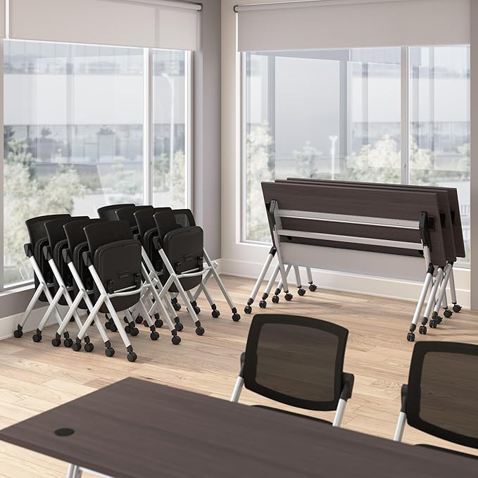 Bush Business Furniture Folding Training Table Set - Image 5
