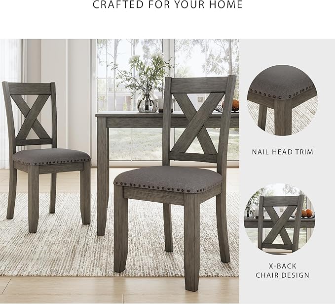 Signature Design by Ashley Caitbrook Rustic 7 Piece Dining Set, Include Table - Image 4
