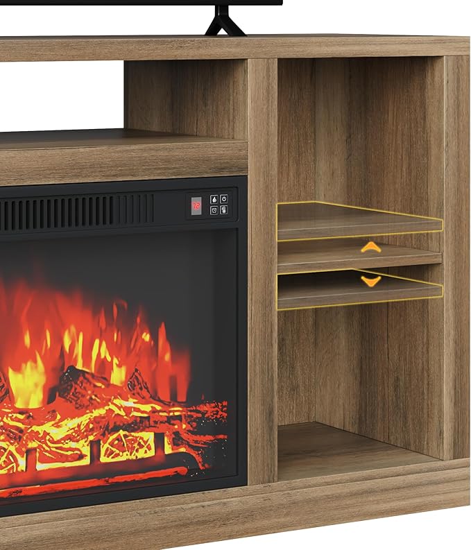YESHOMY Electric Fireplace TV Stand - Image 7
