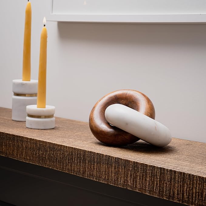 Cork & Mill Marble and Wood Knot Decor - Image 6