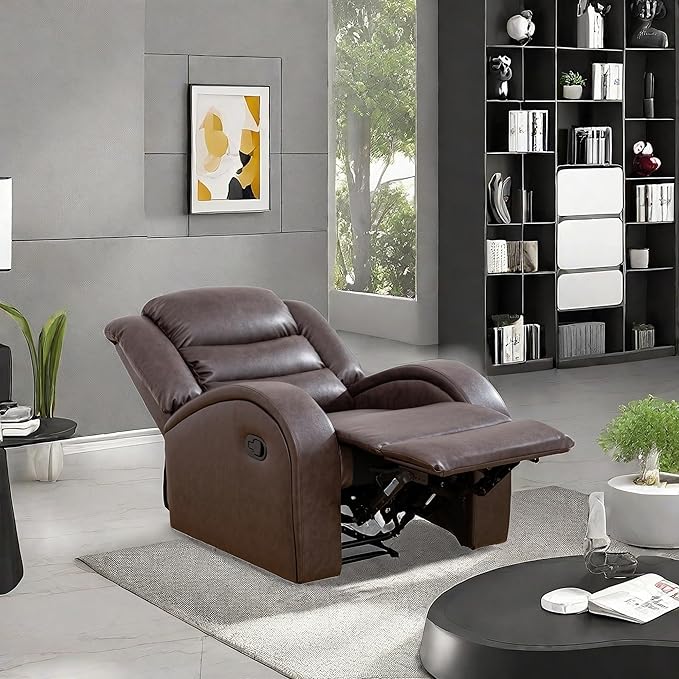 Leather Recliner Chair, Recliner Home Theater Seating, Electric Reclining Chair - Image 3