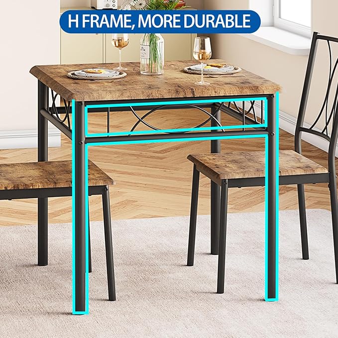 GarveeHome Small Dining Table Set - Image 4