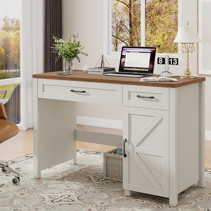 Farmhouse 47" Executive Desk, Computer Desk - Image 7