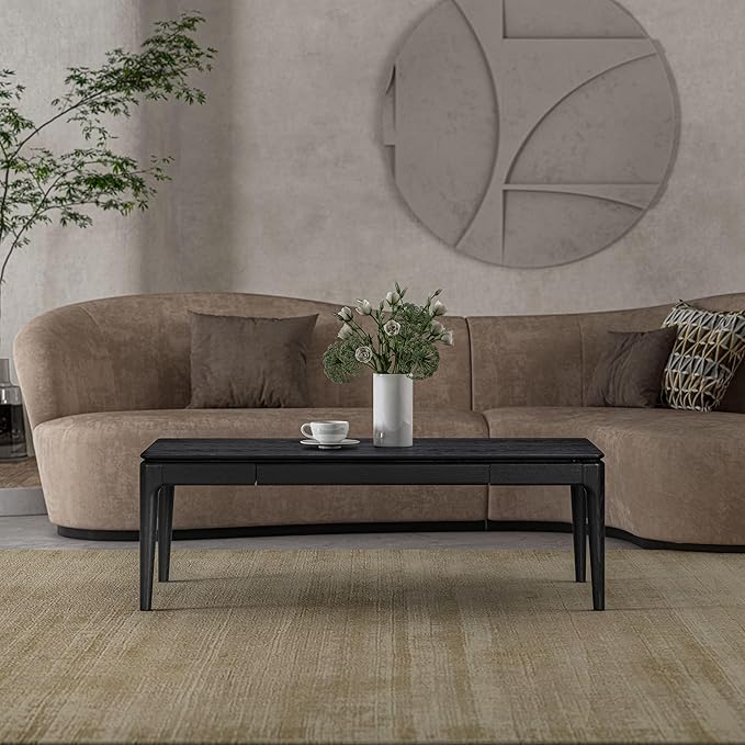 NTC Mingle Modern Wooden Rectangle Coffee Table by NTC