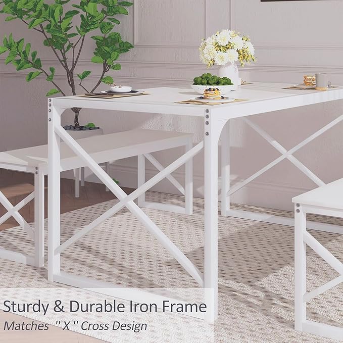 VECELO Kitchen Dining Table Set - Image 3