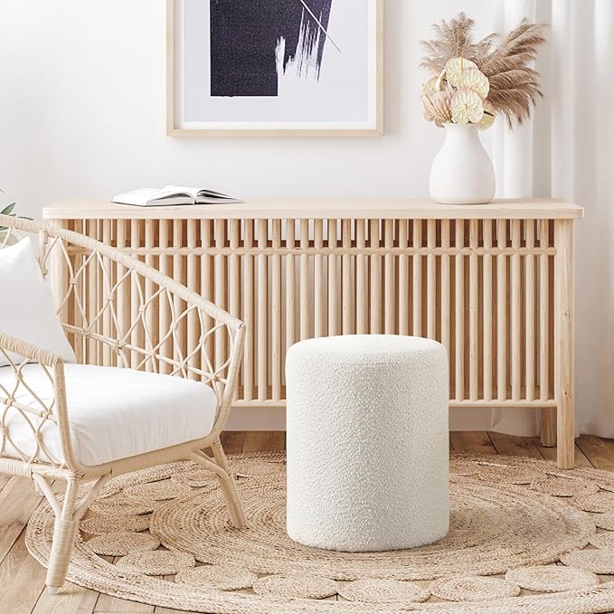 Get Set Style Modern Round Ottoman - Image 5