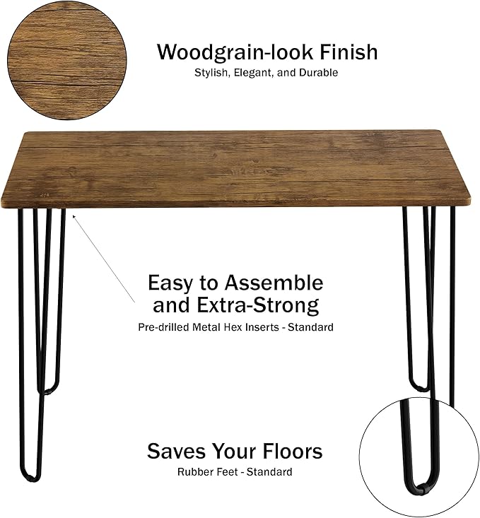 Desk with Hairpin Legs - Image 3