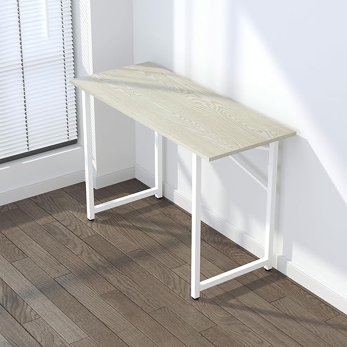 47 inch Folding Desk, Writing Gaming Computer Camping Table, No Assembly - Image 7