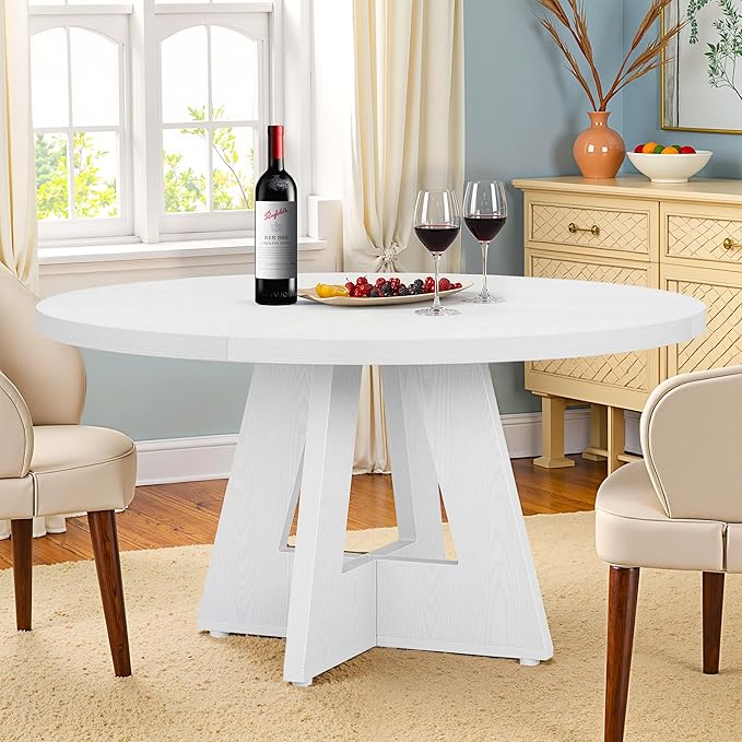 NicBex 47-Inch Round Dining Table - Image 6