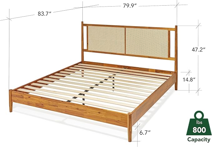 Bme Oliver King Bed Frame and Headboard - Image 2