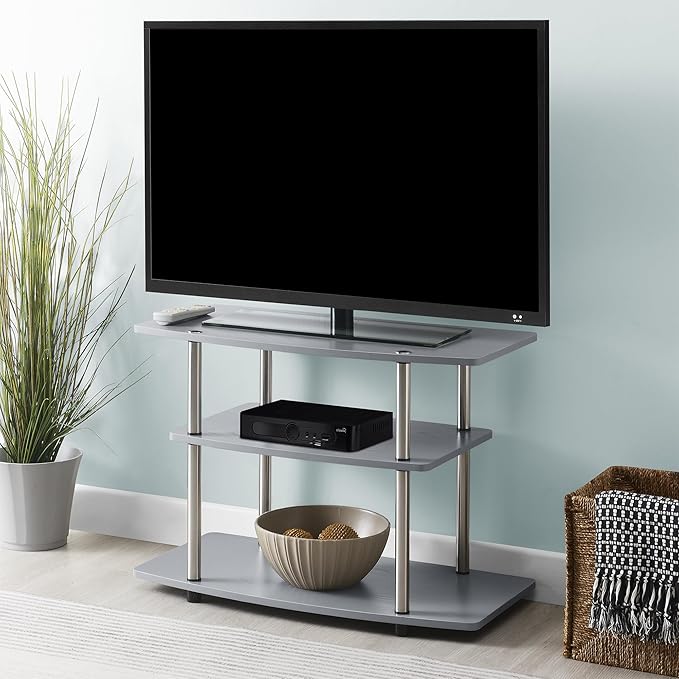 Convenience Concepts Designs2Go No Tools 3-Tier Stand Entertainment Center 37 - Image 2
