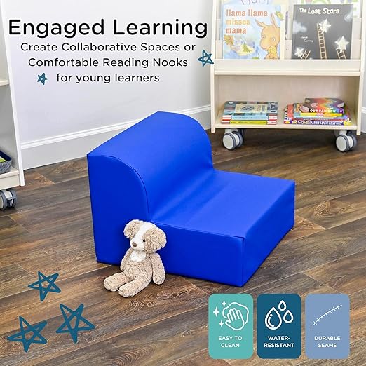 Children's Factory Library Lounger, Flexible Seating Classroom Furniture - Image 4