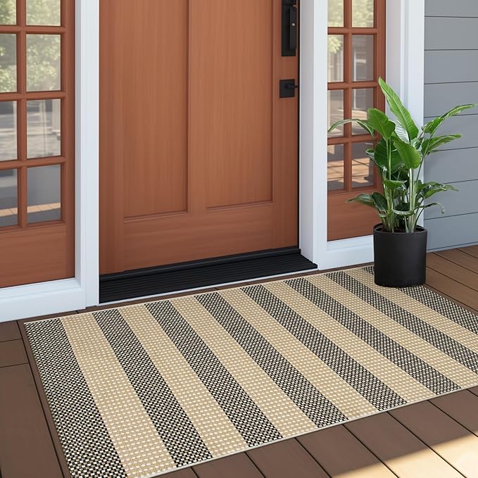 OJIA Front Door Rug 24"x51" Halloween Doormat Washable Fall Front Door Mat - Image 2