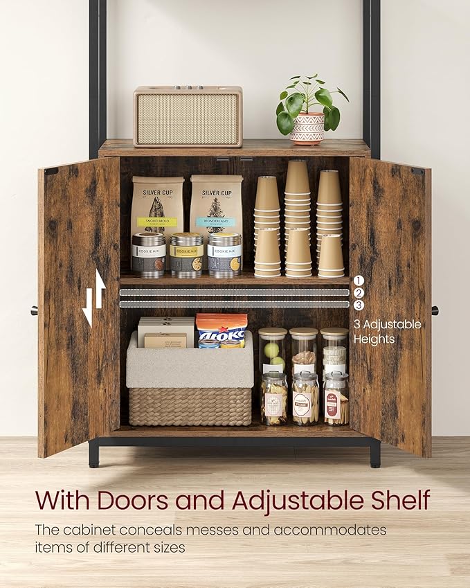 VASAGLE 6-Tier Bookshelf, Tall Bookcase - Image 5