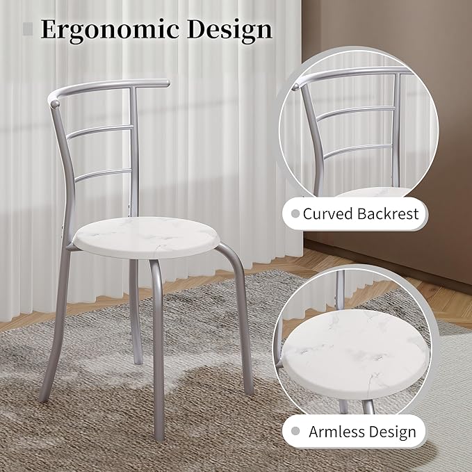 VECELO 3-Piece Dining Table Set - Image 5