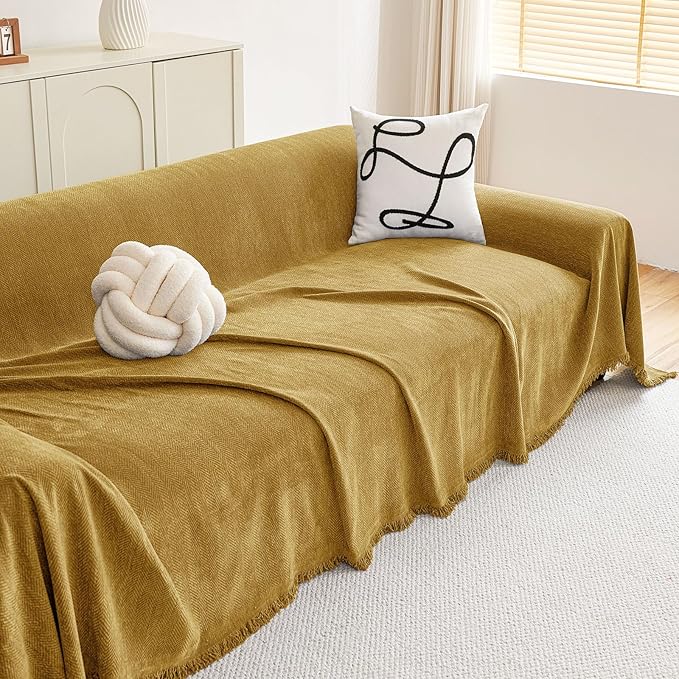 hyha Couch Cover for Dogs, Boho Sofa Covers for 3 Cushion Couch Washable - Image 8