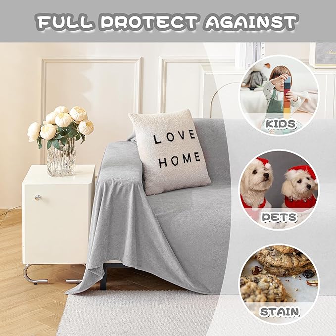 MYSKY HOME Non-Slip Couch Cover Couch Covers - Image 2