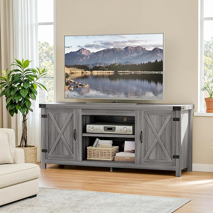 YESHOMY Modern Farmhouse TV Stand by SearchallYESHOMY