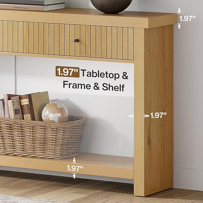 Tribesigns 70.9 inch Console Table - Image 5