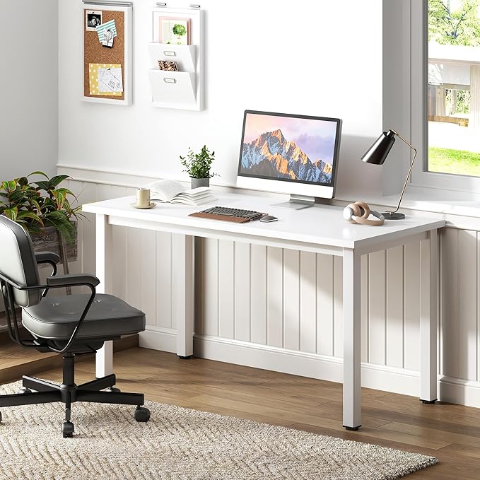 Need Computer Desk, 47 inch Home Office Desk, Modern Simple Style Home Office - Image 4