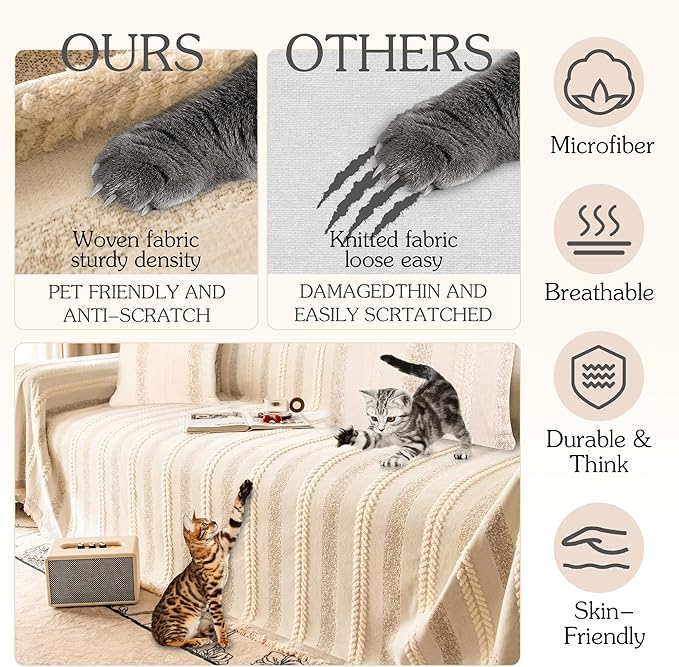 Couch Cover for Dogs Washable Sofa Cover, Sectional Couch Covers, Sofa Covers - Image 2