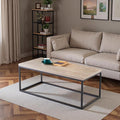 CENSI 40-in Grey Wash Accent Coffee Table Ottoman by CENSIFURNITURE