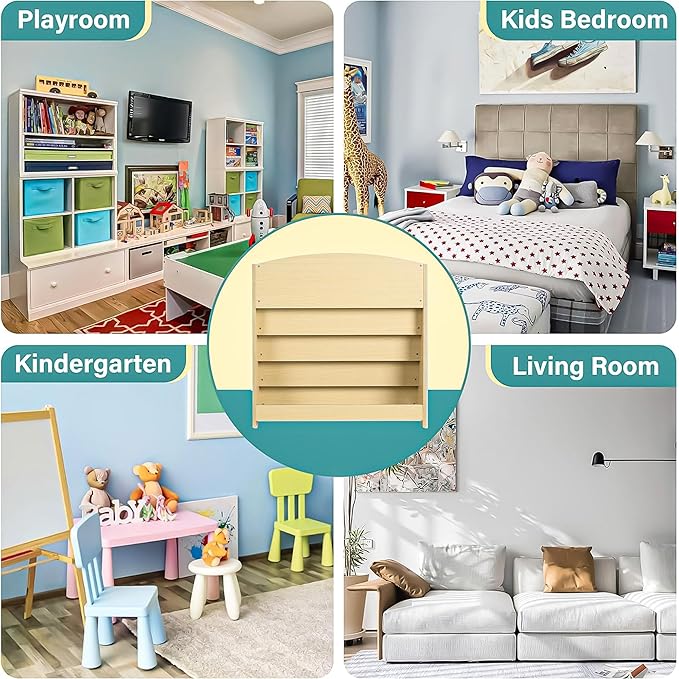 TOETOL 5-Tier Kids Bookshelf - Image 8