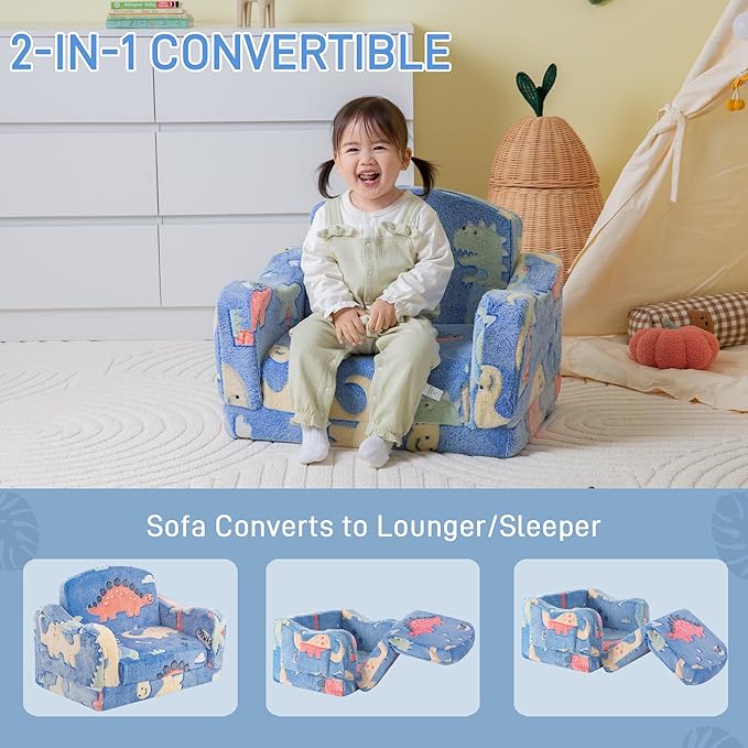 Thick Comfy Toddler Chair and Couch - Image 6