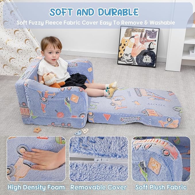 Comfy Toddler Chair and Couch for Kids - Image 6