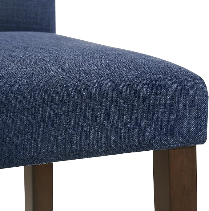CHITA Counter Height Bar Stools Set of 3, Fabric in Midnight Blue - Image 9